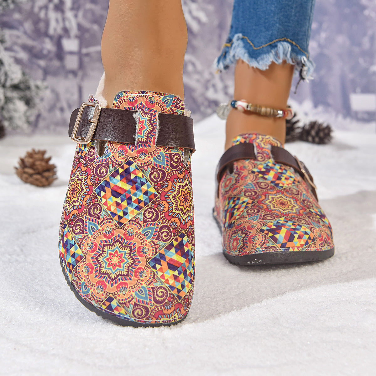 Bohemian-style Ethnic Sandals For Women
