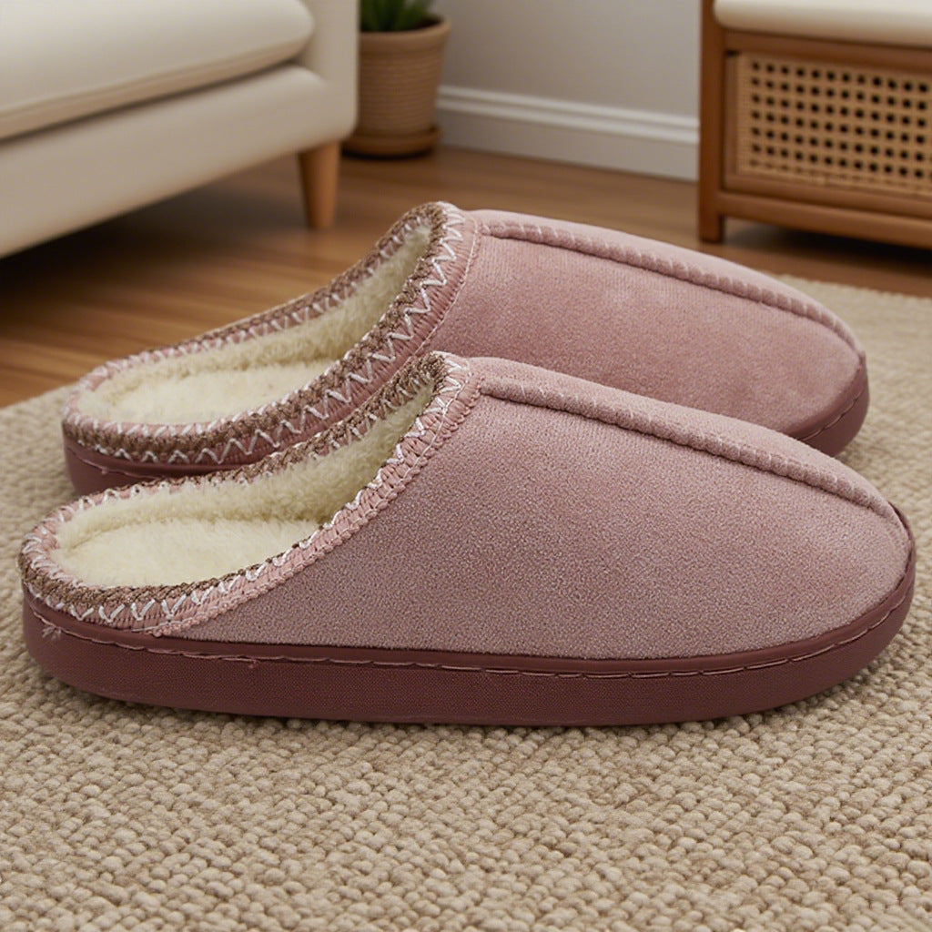 Women's Winter Indoor Home Couples Thick-Sole Warm Cotton Slippers