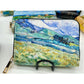 Retro Oil Painting Van Gogh Design High-Capacity Anti-Magnetic Multi-Card Cardholder