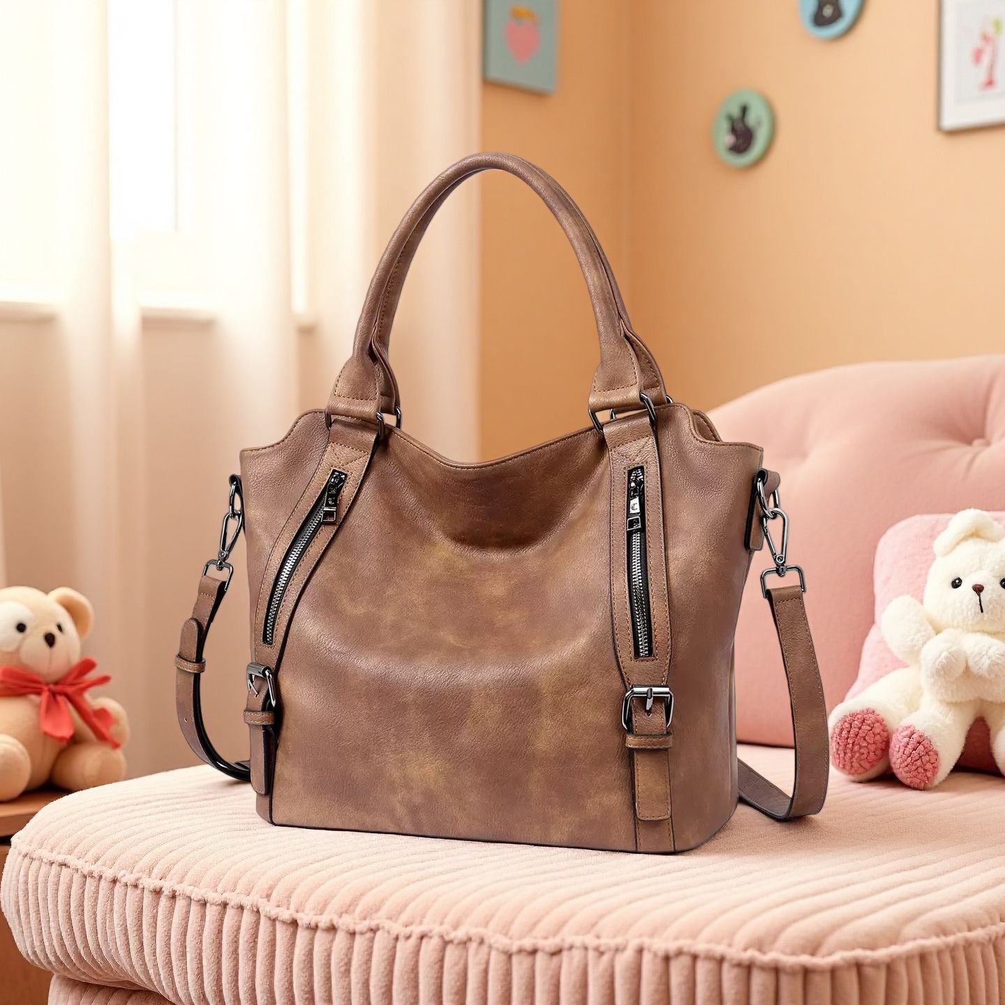 Spacious Crossbody Handbag For Commuting And Traveling