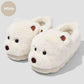Cartoon Plush Warm Non-slip Thick-soled Cotton Slippers