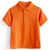 Children's Polo Shirt With Solid Color Cotton Lapel