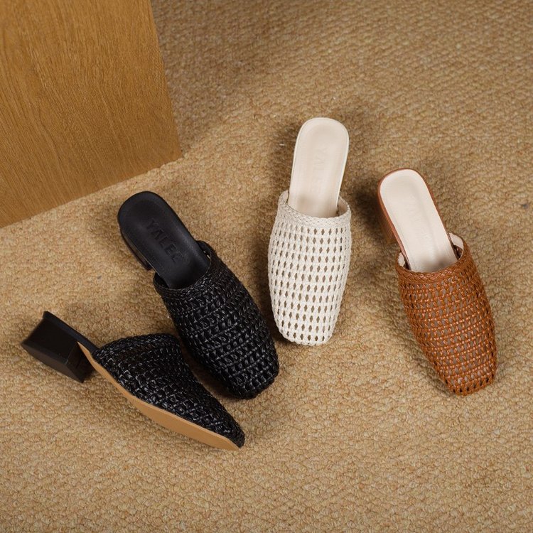 Summer New Arrival Womens Fashion Sandals With Woven Uppers