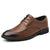 Leather Dress Shoes For Commuting With A Non-slip Round Toe