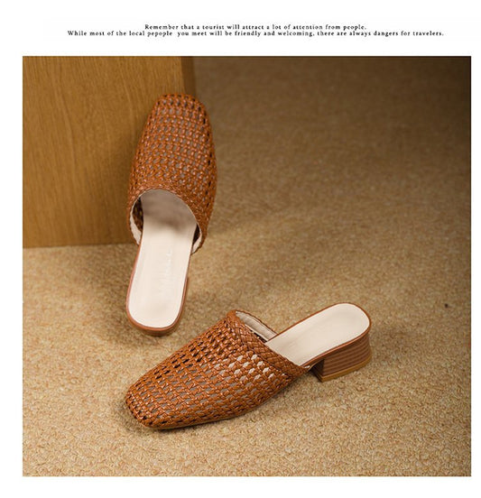Summer New Arrival Womens Fashion Sandals With Woven Uppers