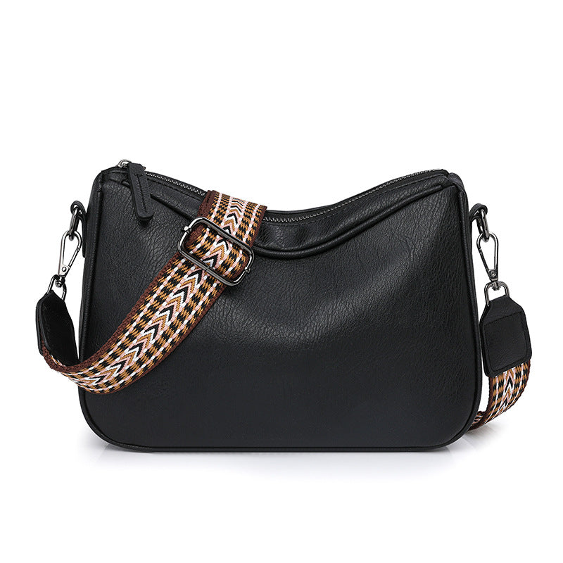 Versatile Trendy Korean-style Womens Soft Crossbody Bag