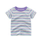 Summer Boys Short-Sleeved Striped T-Shirt