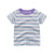 Summer Boys Short-Sleeved Striped T-Shirt