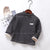 New children's autumn and winter plus velvet base shirt