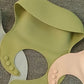 Soft Waterproof Silicone Baby Bib with Food Catcher, Baby Silicone Bib