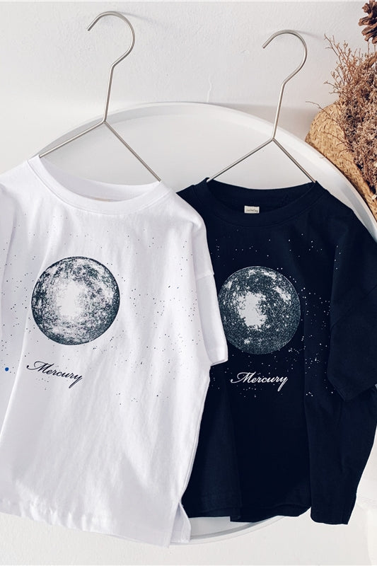 Xiaojiejia Boys Short Sleeve T-shirt New Baby Tops Summer Korean Cartoon Print Girls Trendy Clothing