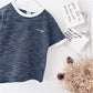 New Summer Boy T-Shirt Baby Short-Sleeved Children'S Striped Round Neck T-Shirt Loose And Versatile Compassionate
