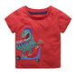 Knitted Cotton Men's And Women's Baby Short-Sleeved T-Shirt