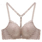 Front Button Bra Lace Without Steel Ring Bra