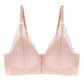 Gathering bra thin cup back bra