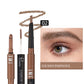 Three-in-one Double-headed Triangle Waterproof Eyebrow Pencil