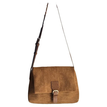 Womens Retro Matte Niche Shoulder Bag