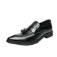 Mens British-style Casual Fashionable Business Tassel Leather Shoes
