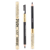 Yalaiyi Eyebrow Pencil Leopard Print Eyebrow Pencil Kuaishou And Douyin Live Broadcast Hot Selling Waterproof Distinct Look Wild Eyebrow Pencil