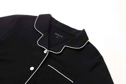 RONGTAI Cotton Womens Pajama Sets Comfy Fall Winter Pajama Set Long Sleeve Sleepwear 2 Pcs Pjs Nightwear S-XXL