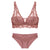 Laceless Bra Gathering Bra Lace Bra Set