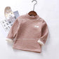 New children's autumn and winter plus velvet base shirt