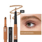 Three-in-one Double-headed Triangle Waterproof Eyebrow Pencil