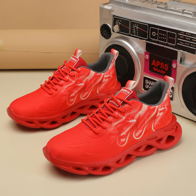 Sneakers Casual Braided Design With A Thick Sole