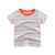 Summer Boys Short-Sleeved Striped T-Shirt