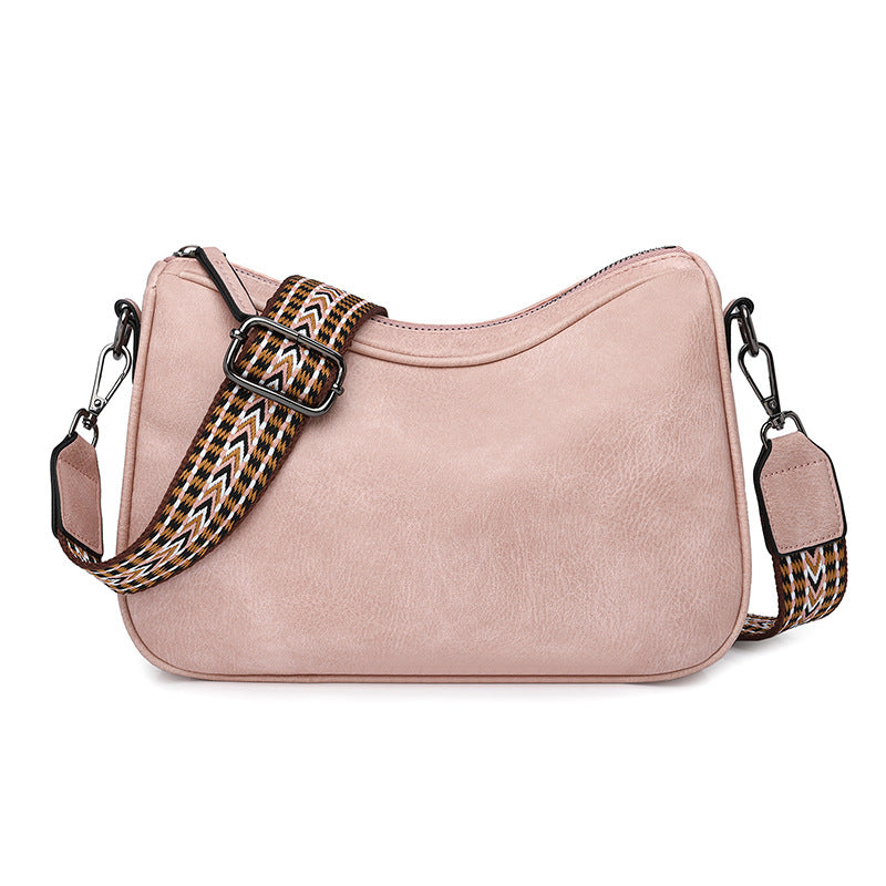 Versatile Trendy Korean-style Womens Soft Crossbody Bag