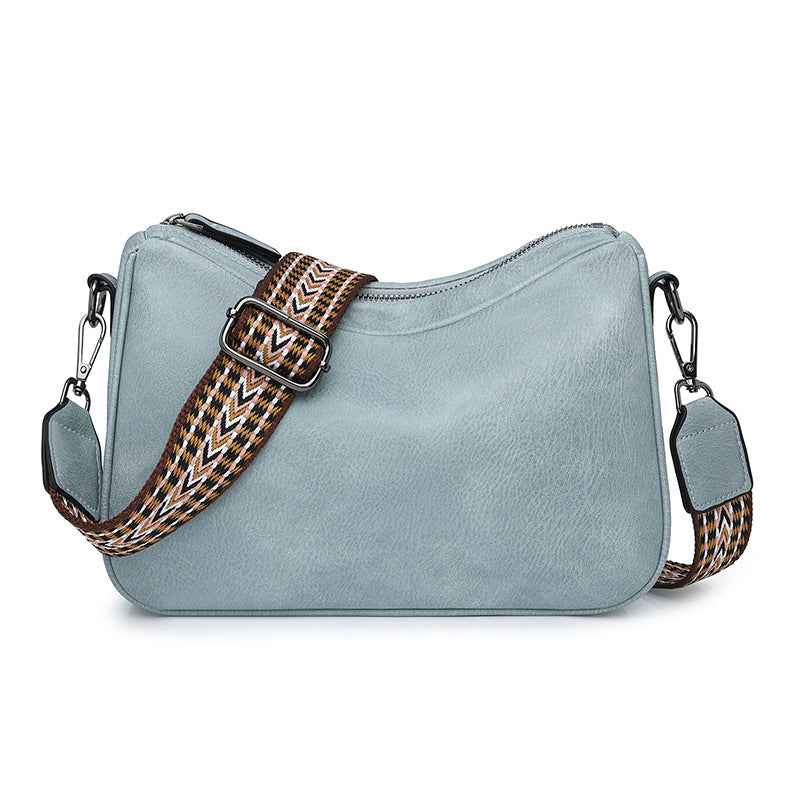 Versatile Trendy Korean-style Womens Soft Crossbody Bag