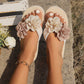Flower Flip-flops Thick-soled Slippers Casual And Versatile Lightweight Beach Shoes