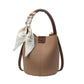 Fashionable Versatile Silk Scarf Tote Bucket Bag