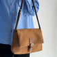 Womens Retro Matte Niche Shoulder Bag