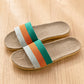 Linen Slippers Deodorizing Sweat-absorbing And Quiet