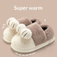 Cotton Slippers With Back Support Home
