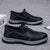 Mens Soft Leather Business-Casual British-Style Breathable Leather Shoes
