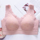 Gathered invisible vest bra beautiful back bra