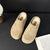 Stylish Round-toe Chunky-heel Platform Closed-toe Half-slipper With Fleece Lining For Warmthtrendy Womens Slippers
