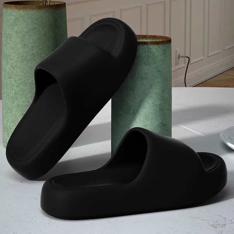 New Indoor Anti Slip Odor Proof Silent Thick Soled Slippers