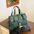 Fashionable Western-style Solid-color Crocodile-pattern Tote Bag