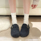 Womens Stylish Casual Wool And Cotton Slippers