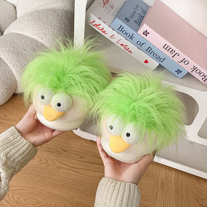 New Stylish And Quirky Indoor Home Warm Plush Slippers