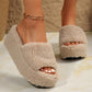 Warm Fleece-lined Slippers For Women