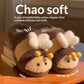 Cute Little Bee Fuzzy Slippers, Women's New Autumn Collection