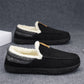 New Mens Slip-on Snow Boots With Fleece Lining For Extra Warmth In Winter