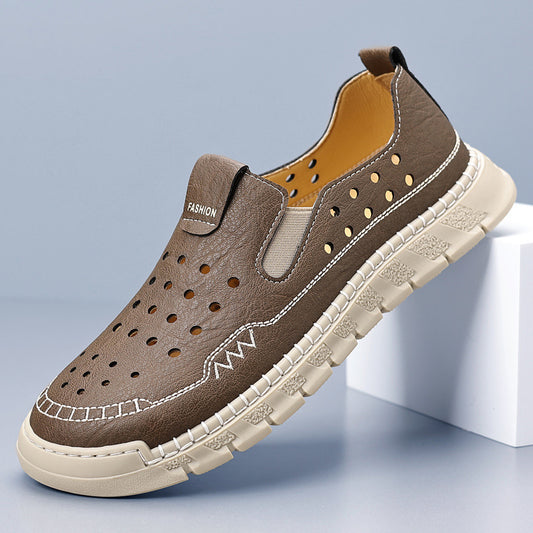 Mens Breathable Hollowed Out Casual Shoes For Summer