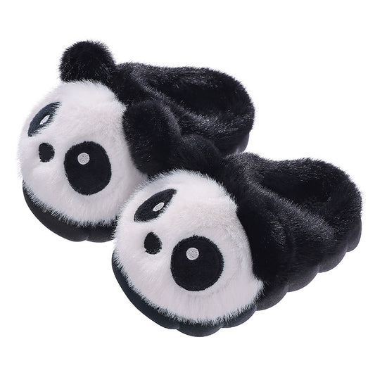 Winter Cotton Slippers For Children  Warm And Fleece-lined Cotton Shoes