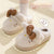 Instagram-Style Fluffy Cotton Slippers With A Cat And Bow Design For Cozy Warmth