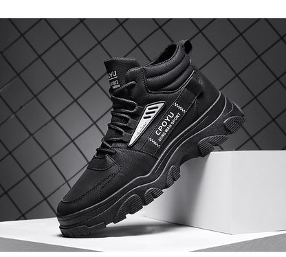 Mens Autumn High-Top Waterproof And Non-Slip Work BootsMartins